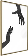 Αφίσα - Language of Gestures II - 40x60 - Χρυσό - Χωρίς πασπαρτού