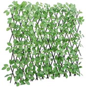 vidaXL Καφασωτό Επεκτεινόμενο Πράσινο 180x65εκ. Τεχνητός Κισσός
