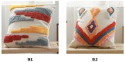 Διακοσμητικό Boho Μαξιλάρι 45x45cm σε 2 Σχέδια Etoile SSD-022B