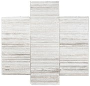 Χαλιά Κρεβατοκάμαρας (Σετ 3τμχ) Polcarpet Monaco Moma NP 461 Cream