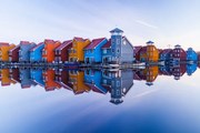 Φωτογραφία Colored homes, Ton Drijfhamer