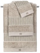 Πετσέτες Tudor (Σετ 3τμχ) Ammos- Natural Guy Laroche Σετ Πετσέτες 70x140cm 100% Βαμβάκι