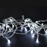 100 LED ΛΑΜΠ ΣΕ ΣΕΙΡΑ 5cm ΨΥΧΡΟ ΛΕΥΚΟ ΑΝΤΑΠΤ 31VDC &amp; ΕΠΕΚΤ MAX 6ΣΕΤ IP44 5m ΔΙΑΦΑΝΟ ΚΑΛΩΔ ACA 100WE44TC