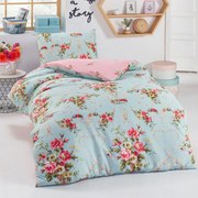 Παπλωματοθήκη Alanur 143EPJ8701 (Σετ 2τμχ) Turquoise-Pink L'essentiel Maison Μονό 140x200cm Βαμβάκι-Πολυέστερ