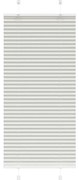 vidaXL Πλισέ περσίδα ανοιχτό γκρι 60x100 cm Πλάτος υφάσματος 59,4 cm