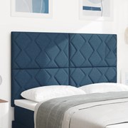 vidaXL κεφαλάρι  Μπλε 140 cm Υφασμάτινο Διαμαντιών