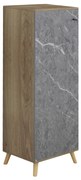 ΠΑΠΟΥΤΣΟΘΗΚΗ-ΝΤΟΥΛΑΠΙ ALVARO HM8954.12 ΜΕΛΑΜΙΝΗ SONAMA-STONE TEXTURE 50Χ38Χ135Yεκ.