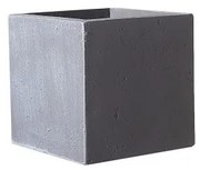 Γλάστρα Πήλινη Τετράγωνη Rocky Γκρι S 23x23x23 εκ. A-6050-8 Supergreens-A-6050-8-Γκρι A-6050-8