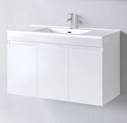 Σετ Πάγκου OMEGA 120cm χρ.WHITE GLOSS S3BOM120GL0 S3BOM120GL0