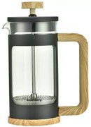 Καφετιέρα γαλλικού καφέ με πρέσα Klausberg KB 7679, 350 ml, Υψηλής ποιότητας βοριοπυριτικό γυαλί, Μαύρο/Καφέ