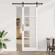 vidaXL Συρόμενη Πόρτα με Σετ Εξαρτημάτων &#039;ORKDAL&#039; Λευκή 78x232 εκ.