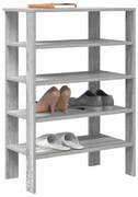 Ράφι παπουτσιών vidaXL Γκρι Sonoma 61x32x87,5 cm Κατασκευασμένο ξύλο