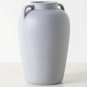 Βάζο 963DNL1226 18x18x27cm Light Grey Aberto Design Κεραμικό