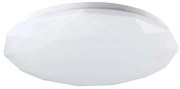 Πλαφονιέρα Οροφής LED 60W 230V 360° 6000lm IP20 Ø500x75m Πλαστική Στρογγυλή Diamond Round Cover με Εναλλαγή Χρωμάτων &amp; Χειριστήρ 2114921
