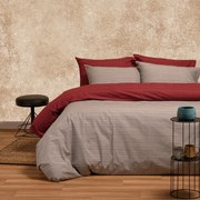 Σετ Σεντόνια Polycotton King Size 260x270εκ. Fakir Grey Casual Line Mini Melinen 20004285