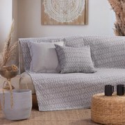 Ριχτάρι Lennox Grey Nef-Nef Διθέσιο 170x250cm Cotton-Polyester
