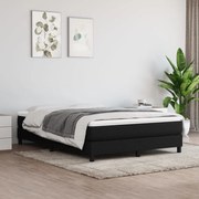 vidaXL Πλαίσιο Κρεβατιού Boxspring Μαύρο 140 x 190 εκ. Υφασμάτινο