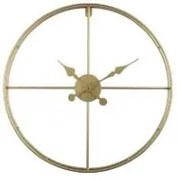 TEMPUS ΡΟΛΟΪ ΤΟΙΧΟΥ ΜΕΤΑΛΛΟ ΧΡΥΣΟ D60xH6,5cm - 017897 - 017897