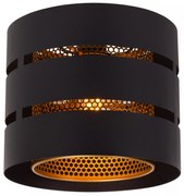 Φωτιστικό Οροφής Lucide 21133-01-30 ROSAS Μαύρο Ματ (Black Mat)|Χρυσό Χρώμα (Gold Coloured)