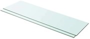 vidaXL Ράφια Πάνελ 2 τεμ. Διάφανα 100 x 30 εκ. Γυάλινα