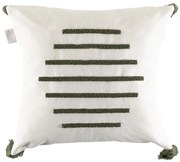 Μαξιλάρι Διακοσμητικό (Με Γέμιση) Craft 937ELT1263 Cream-Green Aberto Design 43X43 Ύφασμα