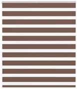 vidaXL Ζέβρα τυφλή Καφέ Πλάτος υφάσματος 115,9 εκ. Πολυεστέρας