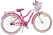 Lovely 26 Inch 36 cm Girls Coaster Brake PinkWhiteVolare