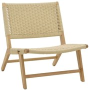 Πολυθρόνα Filippo 263-000012 68x69x74cm Natural