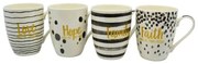 Κούπα 817733 340ml Black-Gold Ankor Porcelain