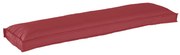 vidaXL Μαξιλάρι Παλέτας για Παγκάκι Μπορντό 150x40x8 εκ. Ύφασμα Oxford