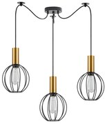 Φωτιστικό Οροφής Τρίφωτο Homelighting 77-8626 Gold