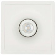 Φωτιστικό Οροφής Χωνευτό VK/09062 20,4x20,4x6,6cm 1xGU10 35W White VKLed