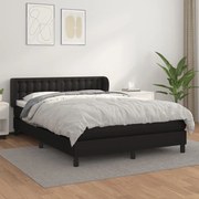 ΚΡΕΒΑΤΙ BOXSPRING ΜΕ ΣΤΡΩΜΑ ΜΑΥΡΟ 140X190ΕΚ.ΑΠΟ ΣΥΝΘΕΤΙΚΟ ΔΕΡΜΑ 3127307