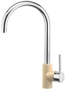 Sanitec Doppio Ψηλή Μπαταρία Κουζίνας Granite Cappucino