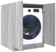 vidaXL Ντουλάπι Πλυντηρίου Γκρι Sonoma 71 x 71,5 x 91,5 εκ.