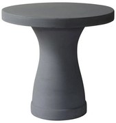 Τραπέζι Concrete Cement Grey Ε6206 D.80 H.75cm