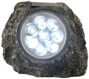 Ηλιακό Επιδαπέδιο Φωτιστικό LED 0,06W Γκρι ΙΡ44 Όψη Πέτρας 33920 Globo Lighting-33920-Γκρι 33920