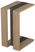 Βοηθητικό Τραπέζι Muju 40x30x57εκ Pakoworld-119-000768-Καφέ 119-000768