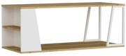 Τραπέζι Σαλονιού Lissa 550ARN3441 120x50x48,6cm White-Oak
