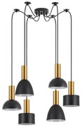 Φωτιστικό Οροφής Πολύφωτο Homelighting 77-8943 Flex Gold