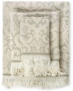 Πετσέτες Linen (Σετ 3Τμχ) 02.510.10 Ecru Cryspo Trio Σετ Πετσέτες 70x140cm 100% Cotton
