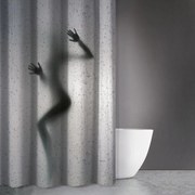 Κουρτίνα Μπάνιου Zen Body Des 810 Multi Saint Clair 180x200cm 180Πx200Υ 180x200cm Πολυέστερ