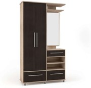 Σετ Εισόδου-Χολ Niagara Sonoma-Wenge SO-NIPBSETSO 113x37.5x198εκ. Mdf
