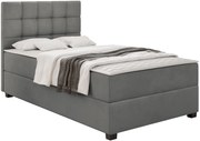 Επενδυμένο κρεβάτι Lind-Gkri Skouro-120 x 200 - 208.00Χ120.00Χ106.00cm