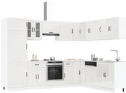 vidaXL Σετ Ντουλάπια Κουζίνας 14 Τεμαχίων Kalmar Επεξεργασμένο Ξύλο