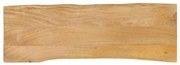 vidaXL Επιφάνεια Τραπεζιού 110x40x2,5 εκ. Live Edge Μασίφ Ξύλο Μάνγκο