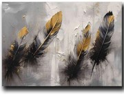 Πίνακας Καμβάς 895FNA1182 100x70cm Multi Wallity Οριζόντιοι Ξύλο, Καμβάς