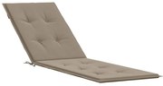 vidaXL Μαξιλάρι Σεζλόνγκ Taupe (75+105) x 50 x 3 εκ.