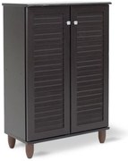 Παπουτσοθήκη-ντουλάπι SANTO 10 ζεύγων χρώμα wenge 60x34,5x91,5εκ 60x34.5x91.5 εκ.