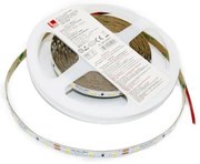 Adeleq Ταινία LED Λευκή Αυτοκόλλητη 5m 12VDC 2835 7.2W Και 60LED Ανά Μέτρο IP20 Θερμό 3000K 30-340122000